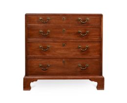 A GEORGE II MAHOGANY CHEST OF DRAWERS, CIRCA 1750