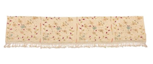 A GREEK ISLAND SILK AND METAL THREAD EMBROIDERY, 18TH CENTURY