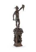 AFTER BENVENUTO CELLINI, A BRONZE FIGURE OF THE TRIUMPH OF PERSEUS, LATE 19TH CENTURY