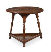 A FRUITWOOD CRICKET TABLE, LATE 17TH OR EARLY 18TH CENTURY
