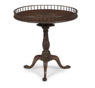 A GEORGE III MAHOGANY BIRDCAGE TRIPOD TABLE, CIRCA 1770