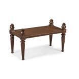 A FINE REGENCY MAHOGANY HALL BENCH, ATTRIBUTED TO GEORGE BULLOCK, CIRCA 1815