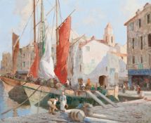 WILLIAM LEE HANKEY (BRITISH 1869-1952), SAN TROPEZ HARBOUR, FRANCE