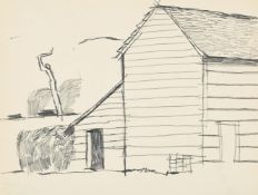 λ KEITH VAUGHAN (BRITISH 1912-1977), STUDY OF A BARN