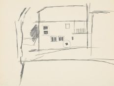 λ KEITH VAUGHAN (BRITISH 1912-1977), STUDY OF A FARMHOUSE