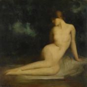 ARTHUR HACKER (BRITISH 1858-1919), NUDE IN A LANDSCAPE