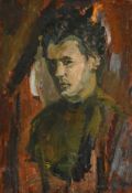 λ ADRIAN RYAN (BRITISH 1920-1998)SELF-PORTRAITOil on boardSigned (lower left)58 x 41cm (22¾ x 16in