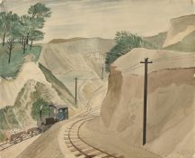 ERIC RAVILIOUS (BRITISH 1903-1942), THE CEMENT PIT