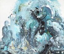 λ MAGGI HAMBLING (BRITISH B. 1945), WALL OF WATER
