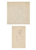 λ SIR STANLEY SPENCER (BRITISH 1891-1959), STUDIES OF MOTHER AND CHILD; STUDY OF A FAMILY GROUP (2)