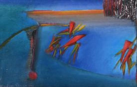 λ JOHN HUMPHREY SPENDER (BRITISH 1910-2005), BLUE LANDSCAPE