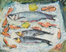 λ ADRIAN RYAN (BRITISH 1920-1998), TROUT AND SHRIMPS