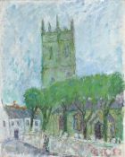 λ ADRIAN RYAN (BRITISH 1920-1998), ST POL-DE-LEON CHURCH, MOUSEHOLE