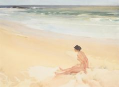 λ SIR WILLIAM RUSSELL FLINT (BRITISH 1880-1969), JULIA AMID THE SANDS