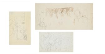 λ SIR STANLEY SPENCER (BRITISH 1891-1959), THREE STUDIES