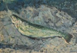 λ ADRIAN RYAN (BRITISH 1920-1998), TROUT: AFTER COURBET