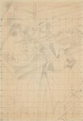 λ SIR STANLEY SPENCER (BRITISH 1891-1959), STUDY FOR THE MAID AT THE GATE