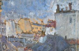 λ ADRIAN RYAN (BRITISH 1920-1998), PARIS ROOFS (VIEW FROM THE WELCOME HOTEL)