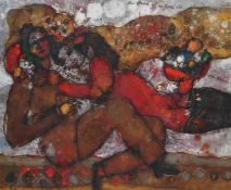 λ THEO TOBIASSE (FRENCH 1927-2012), MA FIANCÉE EST UN JARDIN CLOS
