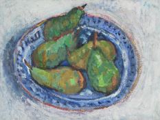 λ ADRIAN RYAN (BRITISH 1920-1998), PEARS IN A BOWL