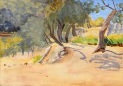 EMILY SARGENT (AMERICAN 1857-1936), OLIVE GROVE