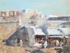 HERCULES BRABAZON BRABAZON (BRITISH 1821-1906), A MARKET SCENE, NORTH AFRICA
