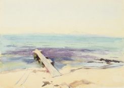 EMILY SARGENT (AMERICAN 1857-1936), A PIER, HAMMAMET, TUNISIA