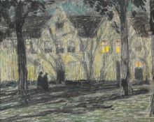 ‡ HENRI LE SIDANER (FRENCH 1862-1939), THE PROMENADE AU CLAIR DU LUNE