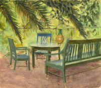 EMILY SARGENT (AMERICAN 1857-1936), A TERRACE, HAMMAMET