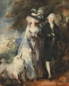 JOHN SINGER SARGENT (AMERICAN 1856-1925), THE MORNING WALK AFTER THOMAS GAINSBOROUGH