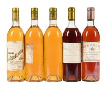 1975/1986 Mixed Lot of Premier Cru Sauternes and Barsac