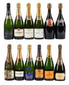 1975/2004 Mixed Lot of Vintage and Non-Vintage Champagne