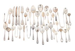 A COLLECTION OF SILVER FLATWARE