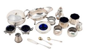 A COLLECTION OF SILVER ITEMS