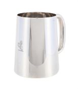 A SILVER TAPERING MUG