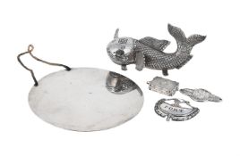 FIVE SILVER ITEMS
