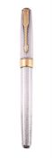 PARKER, SONNET, A SILVER COLOURED ROLLERBALL