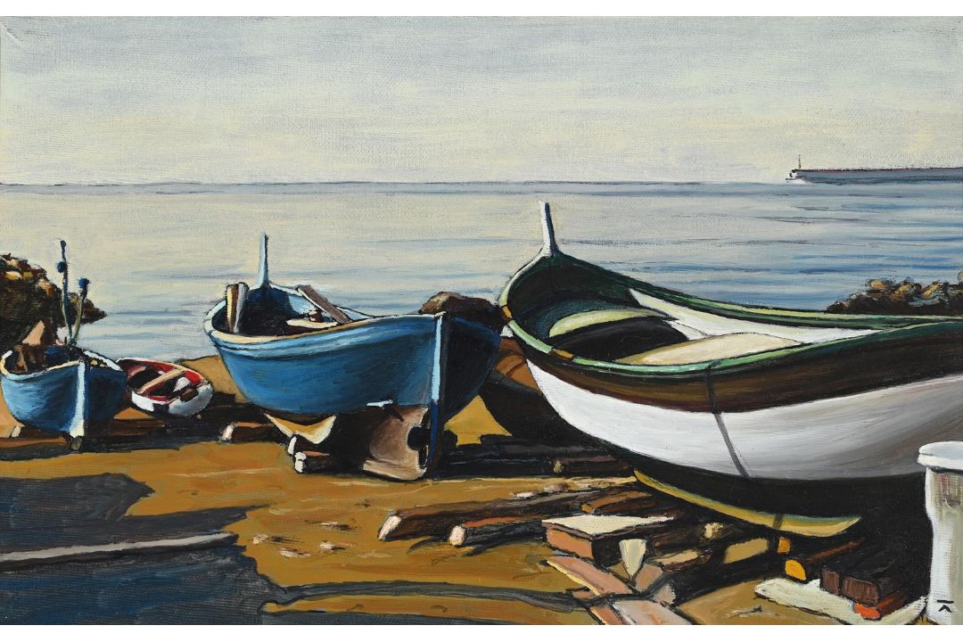 λ PIETRO FALCIDIENO (ITALIAN 20TH CENTURY), ALLA FOCE - Image 2 of 3