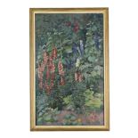 LOUISE RAEMAEKERS (DUTCH 1869-1956) SUMMER FLOWERS, SNAPDRAGONS AND LUPINS