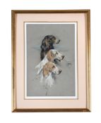 ARTHUR WARDLE (BRITISH 1864-1949), THREE GUN DOGS