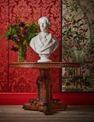 A CARVED OAK GOTHIC LIBRARY OR WRITING TABLE, POSSIBLY AMERICAN, LAST QUARTER 19TH CENTURY