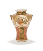 A JAPANESE SATSUMA VASE, MEIJI PERIOD