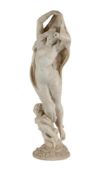 AFTER JEAN-JAQUES PRADIER (SWISS 1790-1852), A FIGURE OF 'LA NUIT', LATE 19TH CENTURY