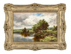 HENRY H. PARKER (BRITISH 1858-1930), THE RIVER WEY, RIPLEY