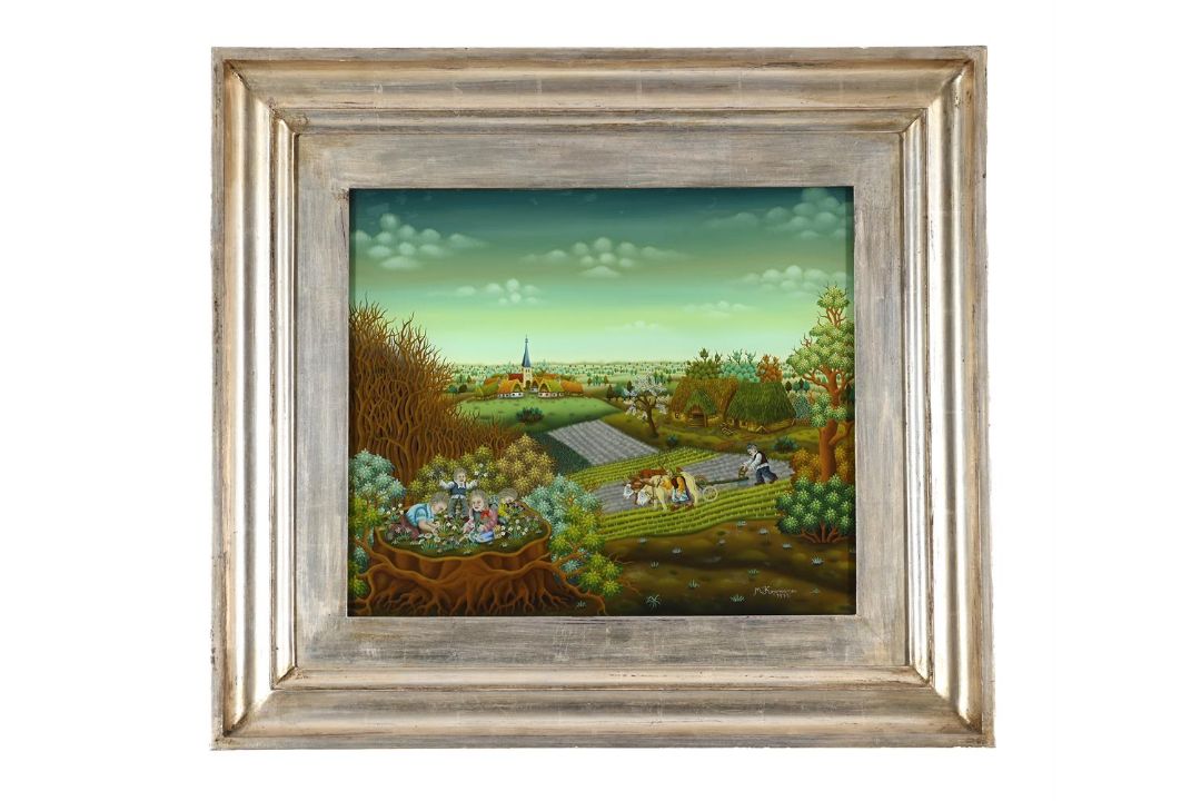 λ MARTIN KOPRICANEC (1943), GATHERING THE FLOWERS - Image 1 of 3