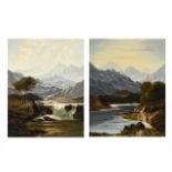 G*** F*** LESLIE (BRITISH 19TH CENTURY), HIGHLAND LANDSCAPES (2)