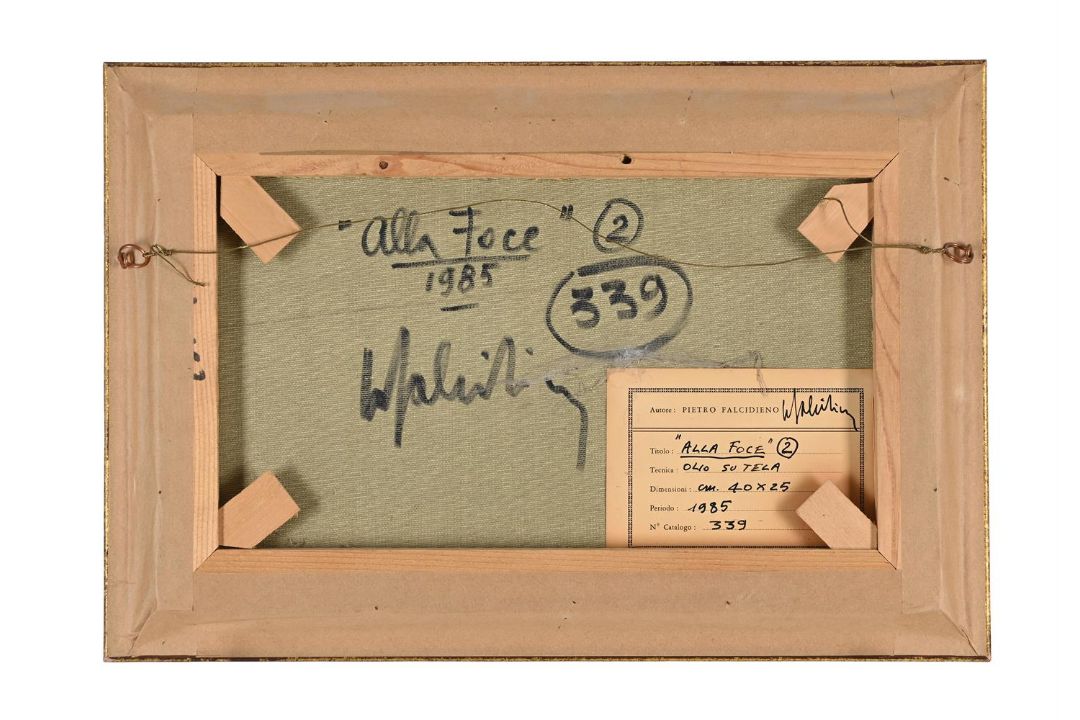 λ PIETRO FALCIDIENO (ITALIAN 20TH CENTURY), ALLA FOCE - Image 3 of 3
