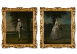 ATTRIBUTED TO ARTHUR DEVIS (ENGLISH 1712-1787), PORTRAIT OF A GENTLEMAN