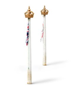 THE WEMBLEY STADIUM FLAGPOLES, 1923