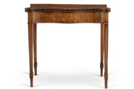 A GEORGE III MAHOGANY TEA TABLE, CIRCA 1770